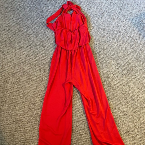 Red Jumpsuit Size S - Picture 1 of 3